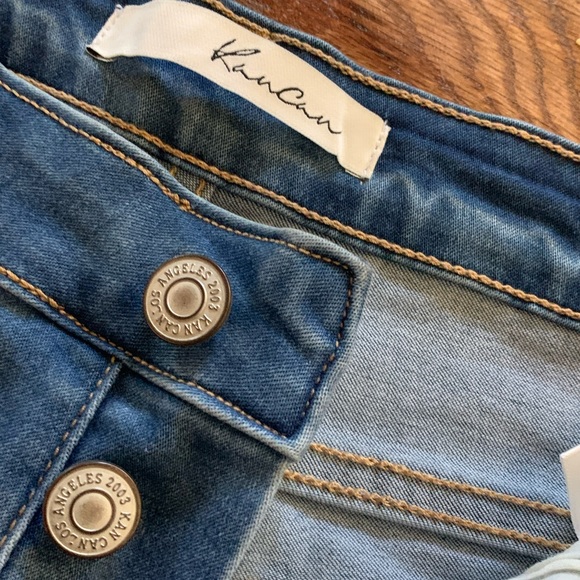 Grab em for fall button up , stretchy kan cans - mid- high wasIted - Picture 2 of 4